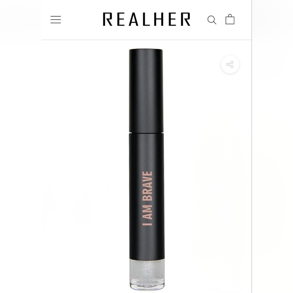 RealHer Lip Gloss I Am Brave Full Size High Shimmer Lip Gloss 3.5ml New In Box